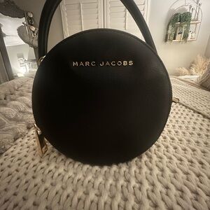 Marc Jacobs Black Mini Bag with Metallic Branding